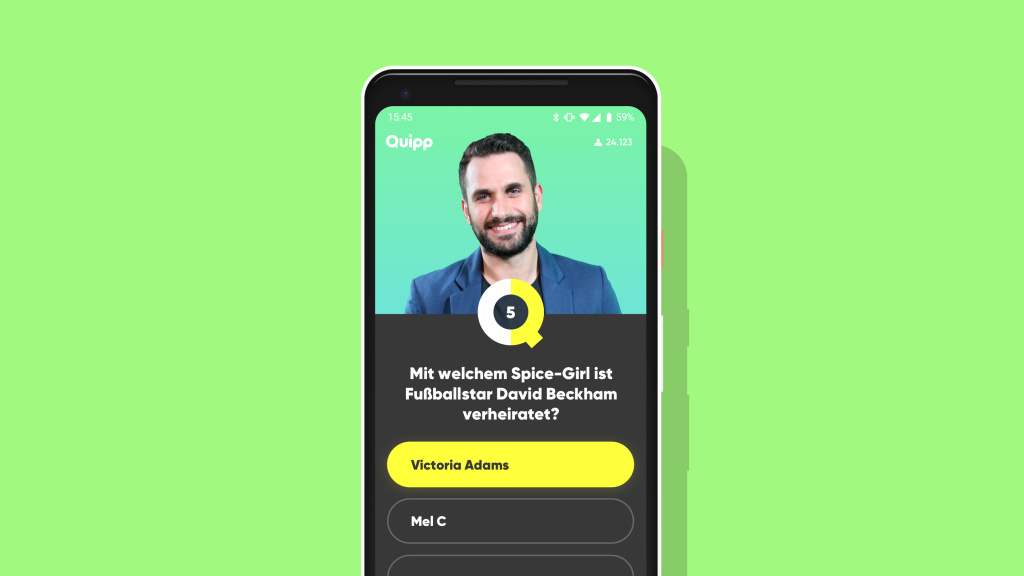 Signing up for the Quipp app without a phone number